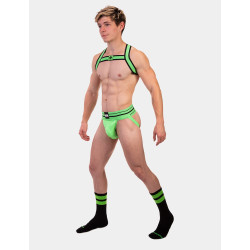 Barcode Berlin Chaussettes Gym Socks Vert fluo